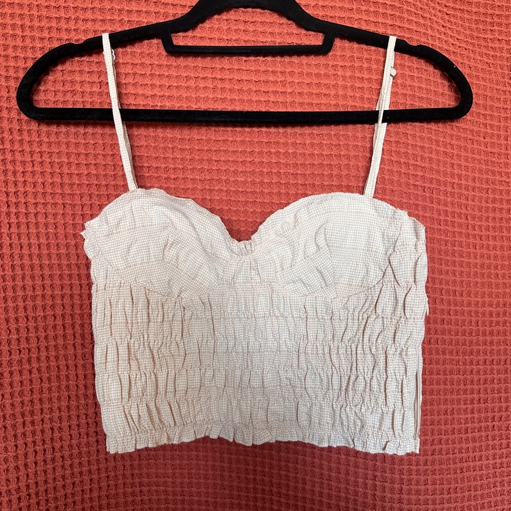 Zara Ruffled Crop Top